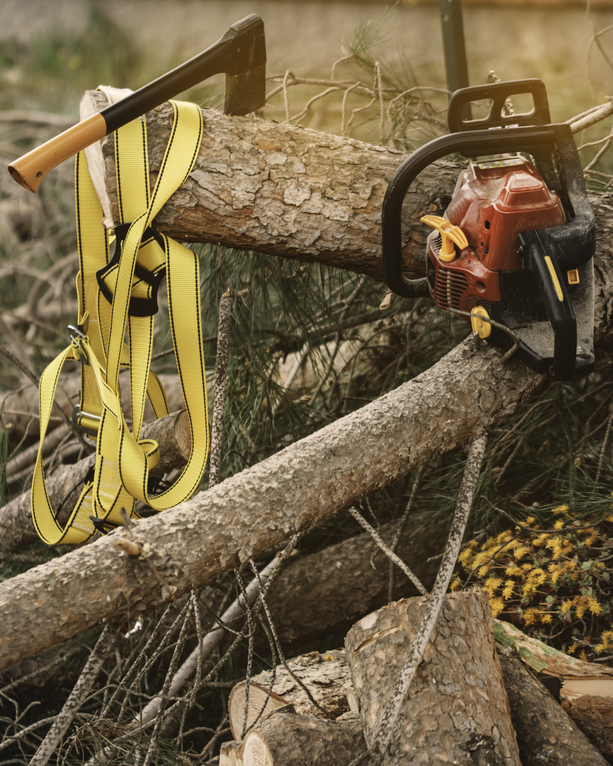 Tree service Canton GA: Photo of tree service machinery and tools